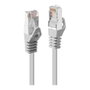 Lindy Cable de Red Ethernet RJ45 Cat.5e F/UTP Blindado 2 Metros Gris - Patch Cable para Red 1GBase-T con Conectores Chapados en Oro y Protector de Pestillo Snagless