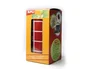 Apli Gomets autoadhesivos cuadrados 20x20 mm rojo rollo de 1770 unidades