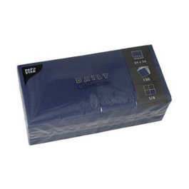 PAPSTAR Servilletas de 2 capas azul oscuro 24,0 x 24,0 cm