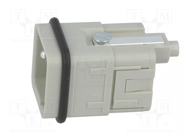 HARTING Han Q 5+PE plantilla de contacto macho HDC