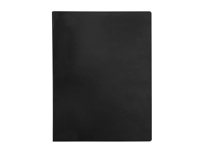 Liderpapel Carpeta Escaparate Polipropileno DIN A3 Negro Opaco con 40 Fundas