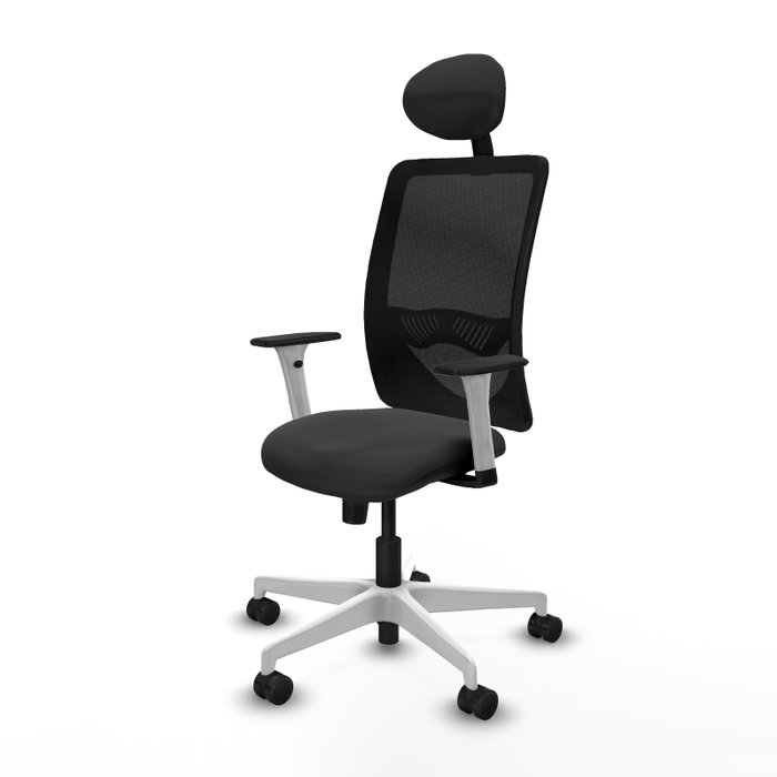 PIQUERAS Y CRESPO Silla de oficina Zulema con mecanismo Sincro Gris oscuro y Negro PIQUERAS Y CRESPO Silla de oficina Zulema con mecanismo Sincro Gris oscuro y Negro