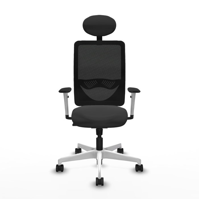 PIQUERAS Y CRESPO Silla de oficina Zulema con mecanismo Sincro Gris oscuro y Negro PIQUERAS Y CRESPO Silla de oficina Zulema con mecanismo Sincro Gris oscuro y Negro
