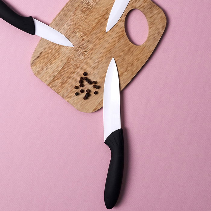 Easy Make Cuchillo Cerámico 12,5 cm con Vaina
