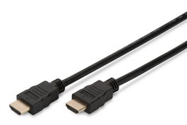 Digitus DA-70501-5 Cable de Conexión HDMI High Speed, Tipo A M/M, 5.0m, 4K 60p, Compatible con 3D, ARC, Ethernet y Audio/Video