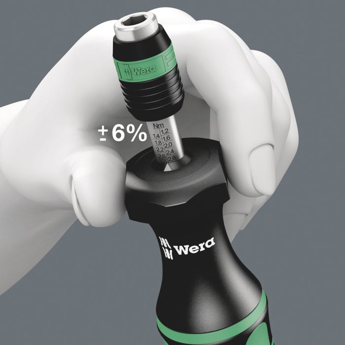 Wera Kraftform 7440 Destornillador de Par Ajustable (0.3-1.2 Nm)