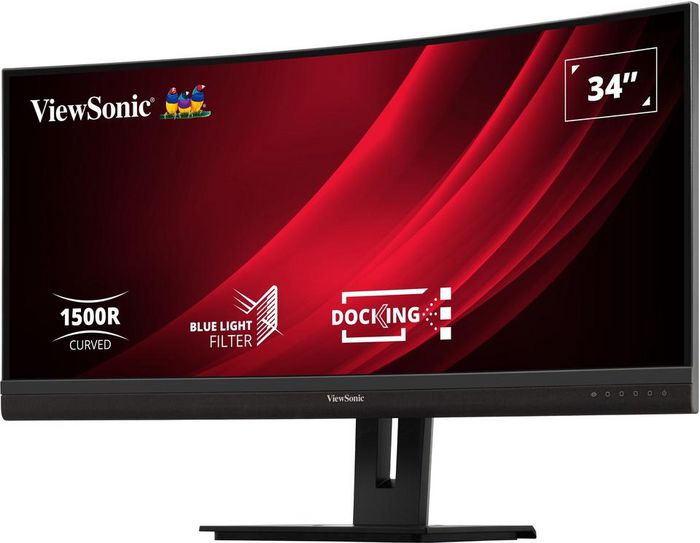 ViewSonic VG3456C Monitor Curvo de 34 pulgadas UWQHD 3440 x 1440 LED Negro