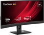 ViewSonic VG3456C Monitor Curvo de 34 pulgadas UWQHD 3440 x 1440 LED Negro