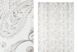 DKD Home Decor Cortina de Poliéster con Estampado de Cachemire Multicolor 140x260 cm