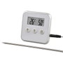 Day Termómetro Sonda/Temporizador Digital para Cocina, Mide de 0 a 250 °C, Cable de 1 Metro