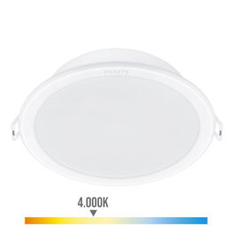 Philips Downlight LED Empotrable Meson Blanco 23,5W 4000K 2550lm Ø21,5cm Pack 2 Unidades