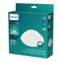 Philips Downlight LED empotrable modelo Meson blanco, pack de 2 unidades