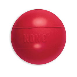 Kong Pelota KONG Ball Medium/Large para Perros, Caucho Natural Resistente y Flexible, Juego Interactivo