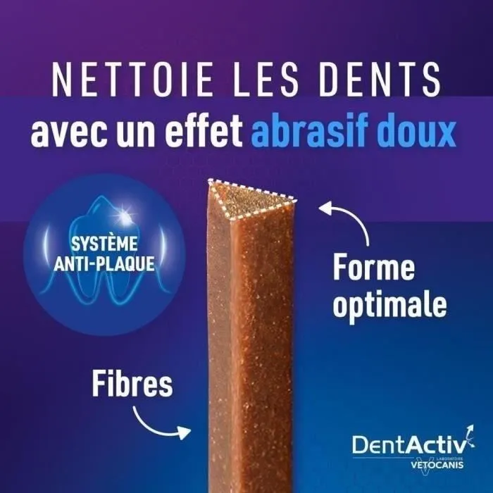 Vetocanis DentActiv 7 Barritas de Higiene Bucal con Pollo para Perros de 15 kg o más Vetocanis DentActiv 7 Barritas de Higiene Bucal con Pollo para Perros de 15 kg o más