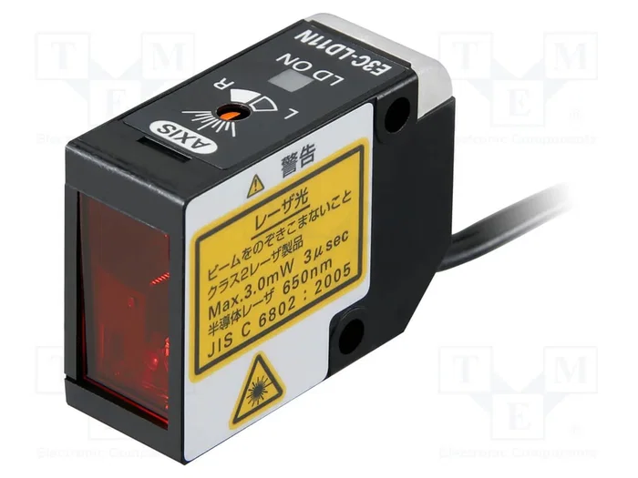 OMRON E3C-LD11N-2M Sensor Láser Reflectivo 1m OMRON E3C-LD11N-2M Sensor Láser Reflectivo 1m