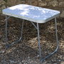Aktive Mesa plegable de acero para camping, malva