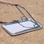 Aktive Mesa plegable de acero para camping, malva