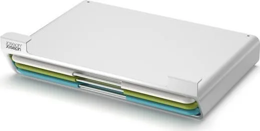 Joseph Joseph Juego de 3 tablas de cortar Slim para debajo del estante