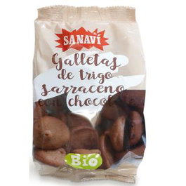 SANAVI Galleta de trigo sarraceno con chocolate BIO 200gr
