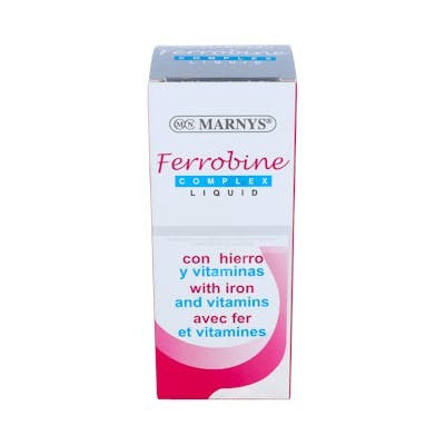 MARNYS Ferrobine Complex Jarabe Sabor Uva 250ml - Agradable Sabor con Alto Contenido de Hierro, Apto Embarazadas MARNYS Ferrobine Complex Jarabe Sabor Uva 250ml - Agradable Sabor con Alto Contenido de Hierro, Apto Embarazadas