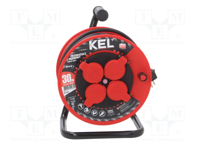 KEL Prolongador de alimentación H05RR-F 3G1,5mm2 30m Negro KEL Prolongador de alimentación H05RR-F 3G1,5mm2 30m Negro