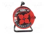 KEL Prolongador de alimentación H05RR-F 3G1,5mm2 30m Negro