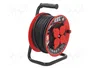 KEL Prolongador de alimentación H05RR-F 3G1,5mm2 30m Negro