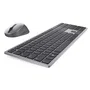 Dell Pro Plus KM7321W Kit de teclado y ratón inalámbrico Bluetooth y RF 2.4 GHz, Gris titanio, QWERTY español