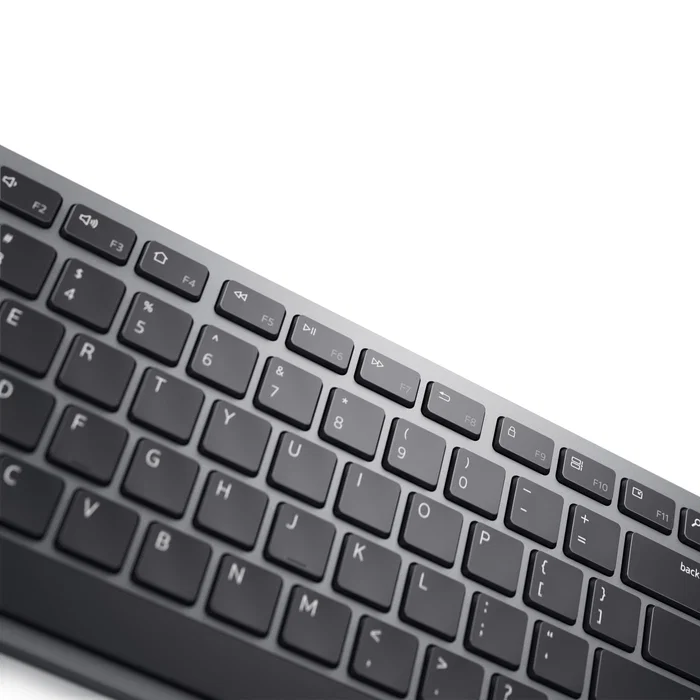 Dell Pro Plus KM7321W Kit de teclado y ratón inalámbrico Bluetooth y RF 2.4 GHz, Gris titanio, QWERTY español