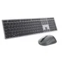 Dell Pro Plus KM7321W Kit de teclado y ratón inalámbrico Bluetooth y RF 2.4 GHz, Gris titanio, QWERTY español