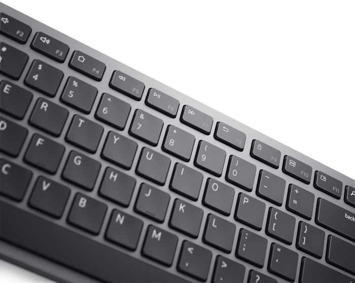 Dell KM7321W Juego de Teclado y Ratón Inalámbrico 2.4 GHz Bluetooth 5.0 QWERTY Español Gris Titanio