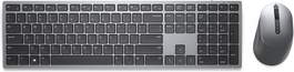Dell KM7321W Juego de Teclado y Ratón Inalámbrico 2.4 GHz Bluetooth 5.0 QWERTY Español Gris Titanio