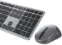 Dell KM7321W Juego de Teclado y Ratón Inalámbrico 2.4 GHz Bluetooth 5.0 QWERTY Español Gris Titanio