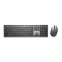 Dell Premier Multi-Device Wireless Keyboard and Mouse KM7321W Gris Titanio QWERTY Español