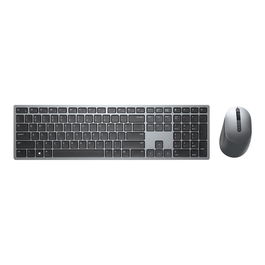 Dell Kit Teclado y Ratón Inalámbrico KM7321W Gris Titanio - Teclado QWERTY Español, Ratón 4000 DPI, Conexión 2.4 GHz y Bluetooth 5.0
