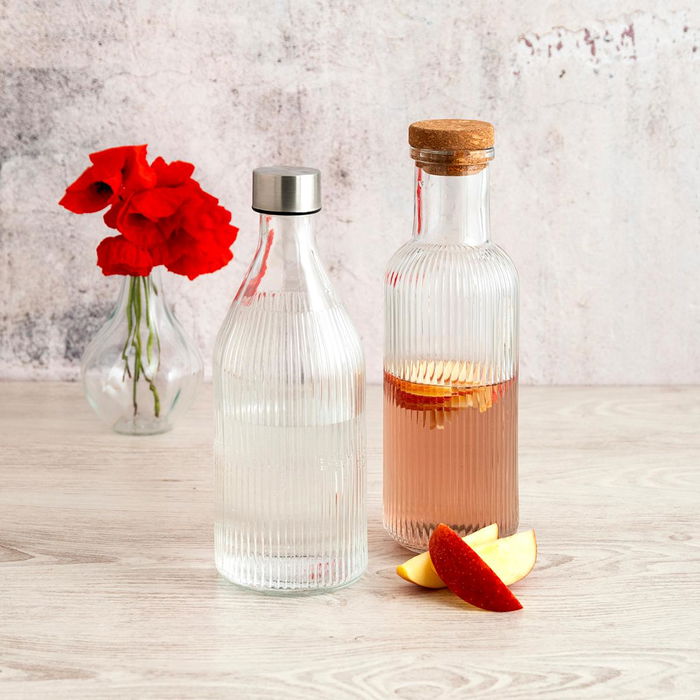 Botella Mesa Vidrio con Tapón Maison Quid 1 L