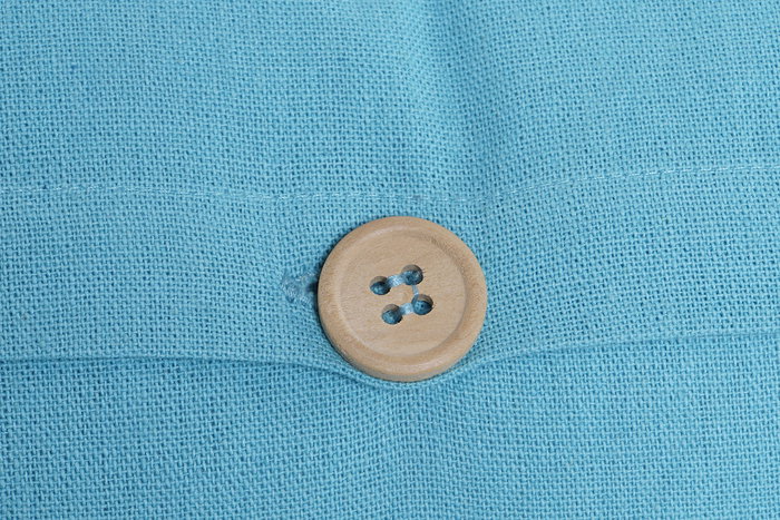 DKD Home Decor Cojin Mediterraneo Azul Azul Celeste 30 x 15 x 50 cm (3 Unidades)