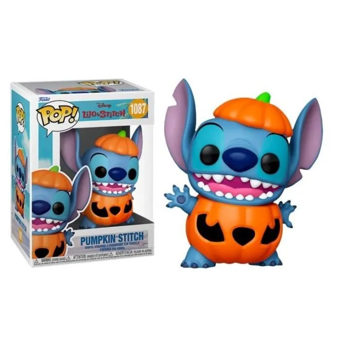 Funko Pop! Disney Lilo y Stitch - Stitch de calabaza 1087 Funko Pop! Disney Lilo y Stitch - Stitch de calabaza 1087
