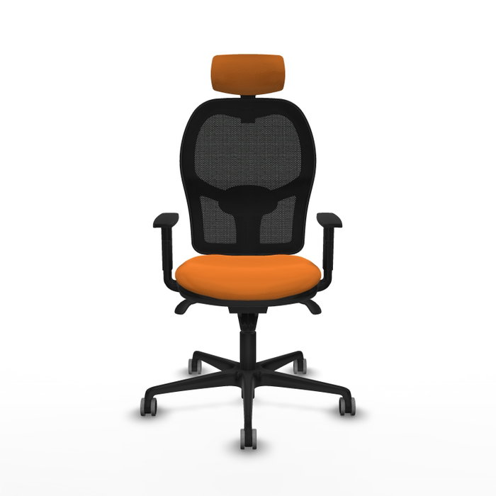 PIQUERAS Y CRESPO Silla de oficina Jorquera Naranja y Negro PIQUERAS Y CRESPO Silla de oficina Jorquera Naranja y Negro