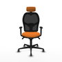 PIQUERAS Y CRESPO Silla de oficina Jorquera Naranja y Negro