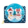 Loungefly Disney Snowman Mickey Minnie Snow Globe Monedero
