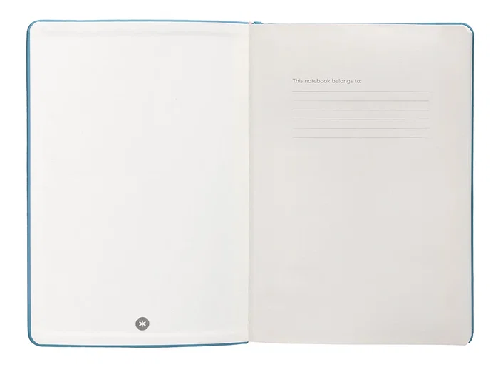 Antartik Cuaderno A5 Tapa Dura Hojas Rayas Azul Claro 100 Hojas 80 Gr FSC