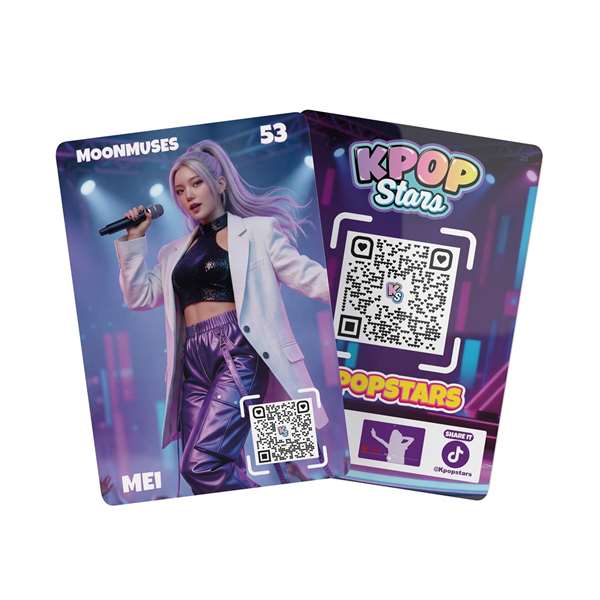 Bizak Sobre de Cartas K-pop Stars con 6 Photocards Interactivas y Código QR - Exp. 24, 3+ años Bizak Sobre de Cartas K-pop Stars con 6 Photocards Interactivas y Código QR - Exp. 24, 3+ años