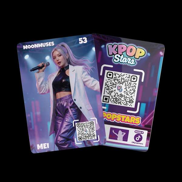 Bizak Sobre de Cartas K-pop Stars con 6 Photocards Interactivas y Código QR - Exp. 24, 3+ años Bizak Sobre de Cartas K-pop Stars con 6 Photocards Interactivas y Código QR - Exp. 24, 3+ años