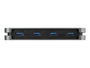 StarTech Hub USB 3.2 Gen 1 (3.1 Gen 1) Tipo C 5 Gbps, HB30CM4AB, Puerto 4 en 1, Negro