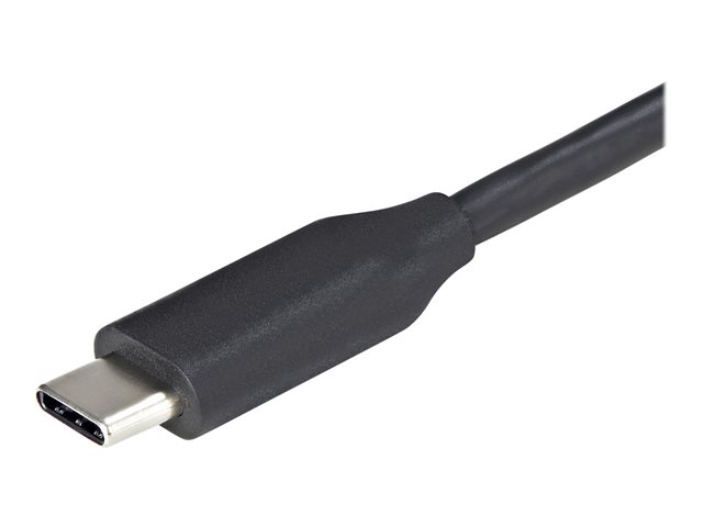 StarTech Hub USB 3.2 Gen 1 (3.1 Gen 1) Tipo C 5 Gbps, HB30CM4AB, Puerto 4 en 1, Negro