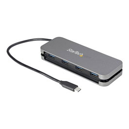 StarTech Hub USB 3.2 Gen 1 (3.1 Gen 1) Tipo C 5 Gbps, HB30CM4AB, Puerto 4 en 1, Negro