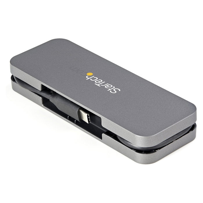 StarTech.com Hub USB-C a 4 Puertos USB-A 5 Gbps Negro/Gris HB30CM4AB