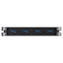StarTech.com Hub USB-C a 4 Puertos USB-A 5 Gbps Negro/Gris HB30CM4AB