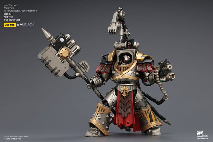 Joy Toy Warhammer The Horus Heresy Figura Iron Warriors Warsmith 14 cm